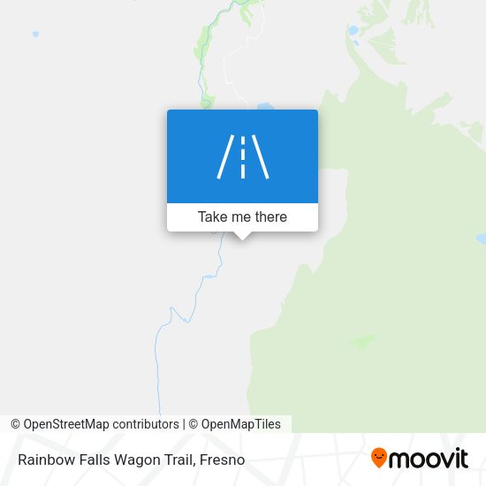Rainbow Falls Wagon Trail map