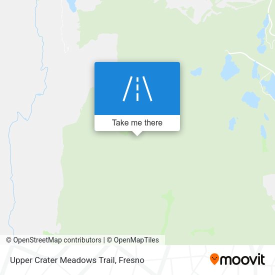 Mapa de Upper Crater Meadows Trail