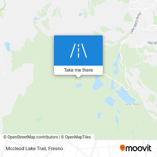 Mapa de Mccleod Lake Trail