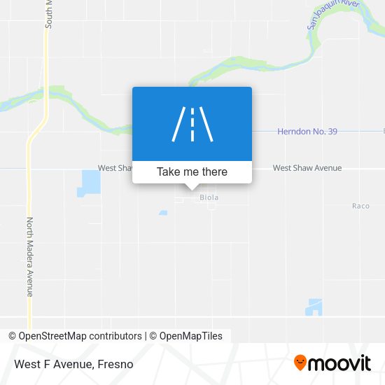Mapa de West F Avenue