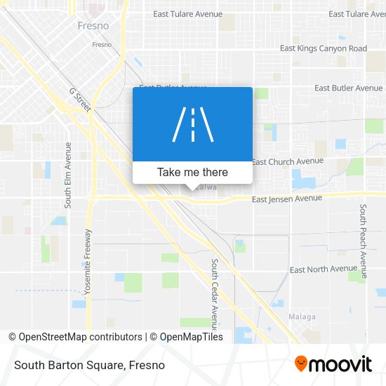 Mapa de South Barton Square