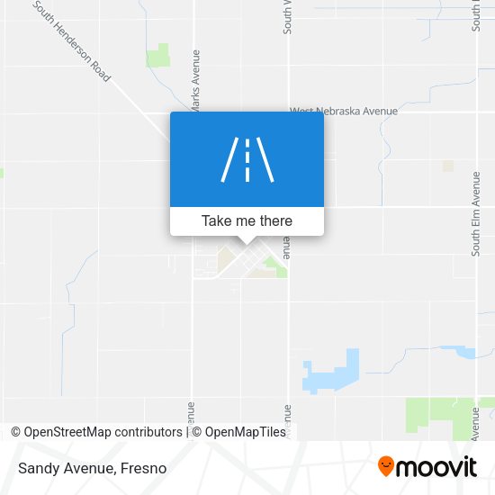 Sandy Avenue map