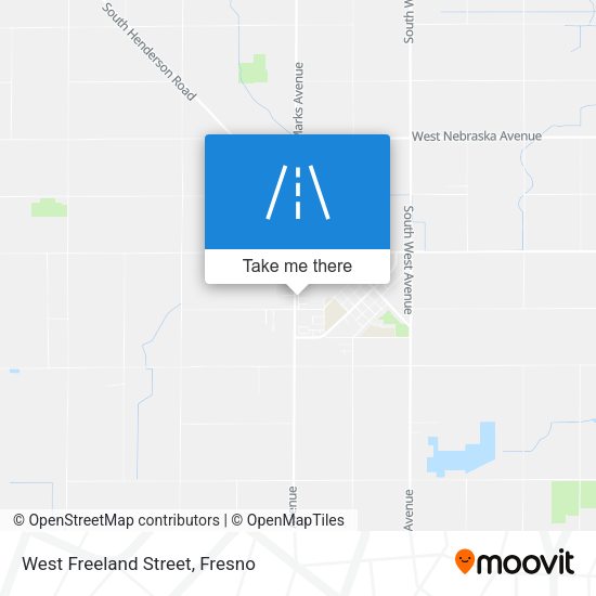 Mapa de West Freeland Street