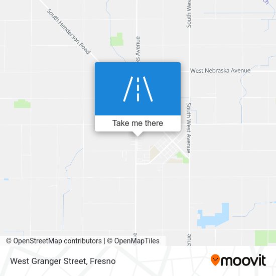 Mapa de West Granger Street