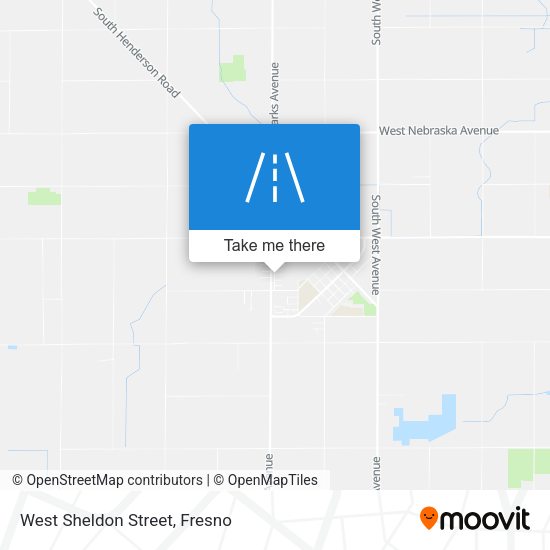 West Sheldon Street map