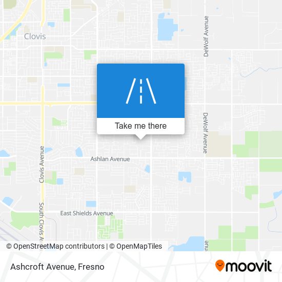 Ashcroft Avenue map