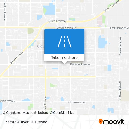 Barstow Avenue map