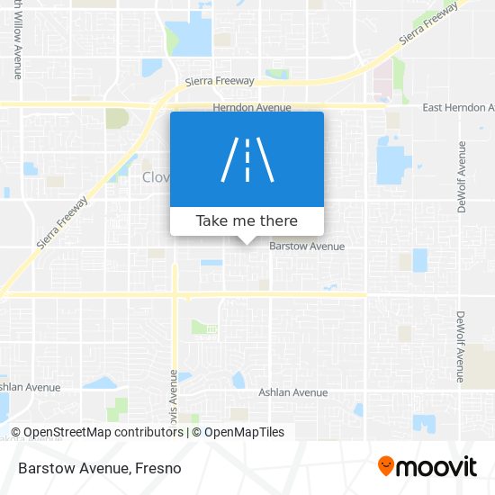 Mapa de Barstow Avenue