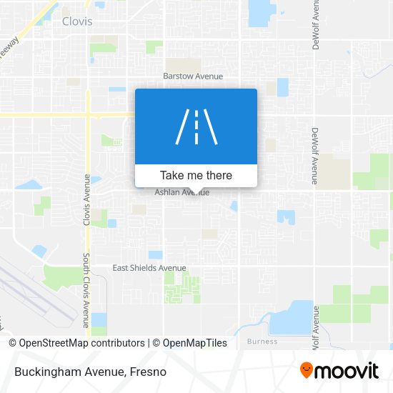 Mapa de Buckingham Avenue
