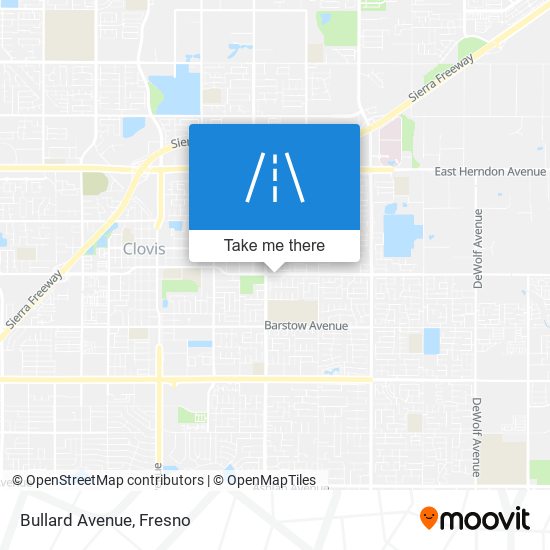 Bullard Avenue map