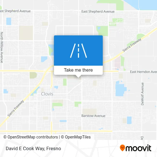 David E Cook Way map