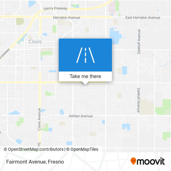 Fairmont Avenue map