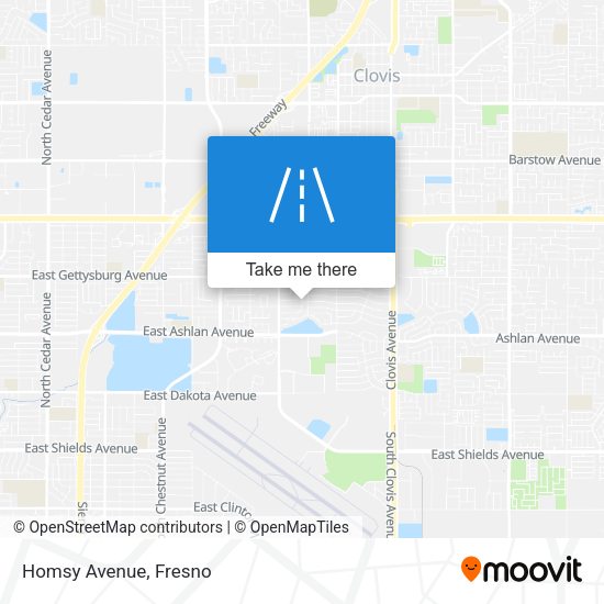 Mapa de Homsy Avenue