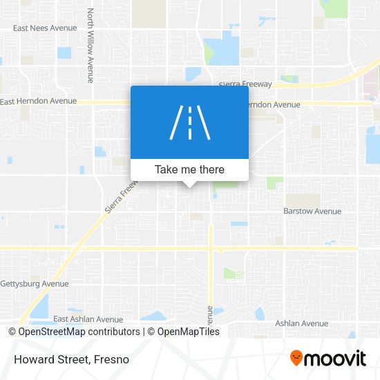 Mapa de Howard Street