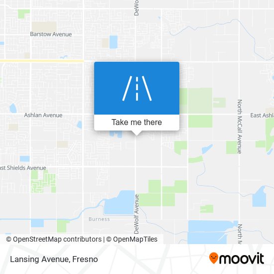 Mapa de Lansing Avenue