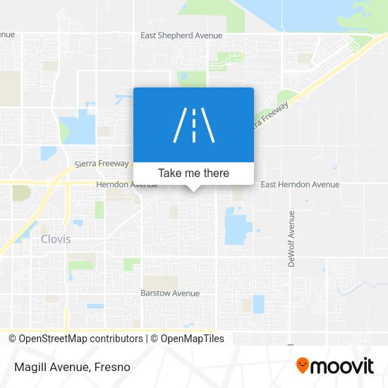 Mapa de Magill Avenue