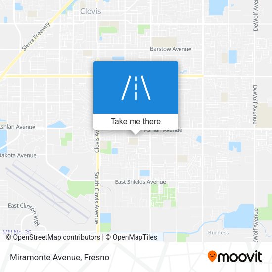 Mapa de Miramonte Avenue