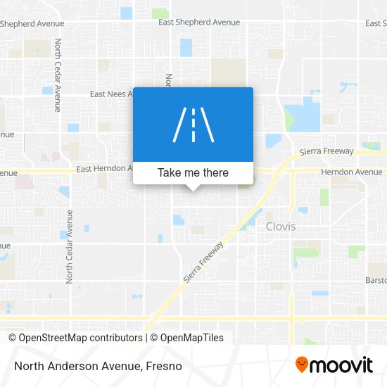 Mapa de North Anderson Avenue