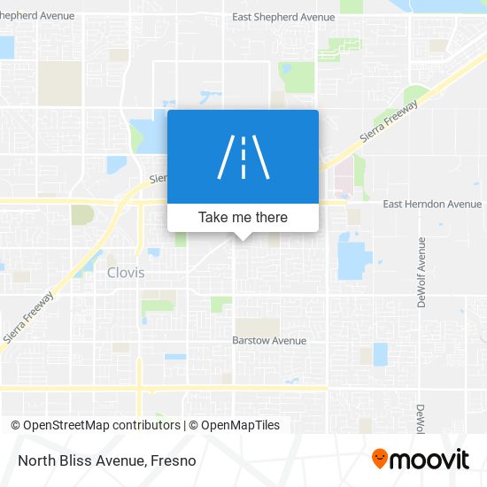 Mapa de North Bliss Avenue