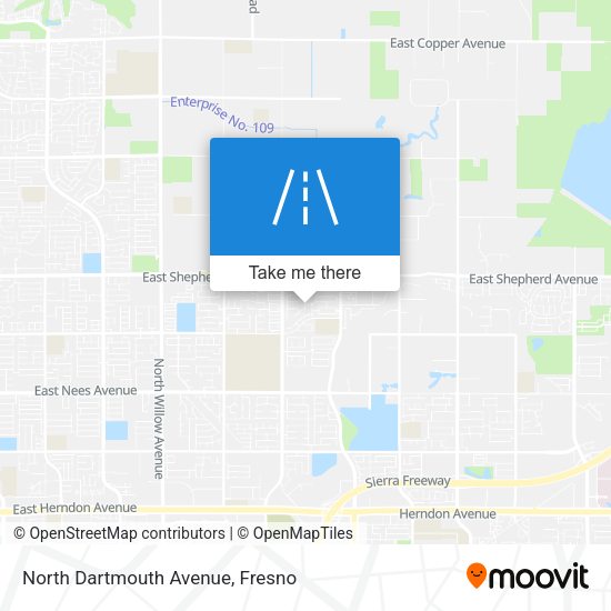 Mapa de North Dartmouth Avenue