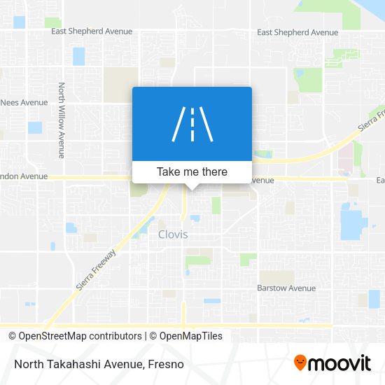 North Takahashi Avenue map