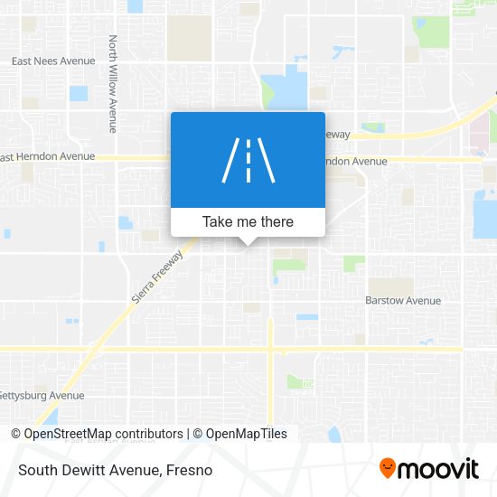Mapa de South Dewitt Avenue