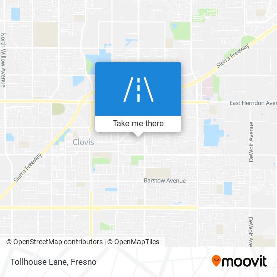 Tollhouse Lane map