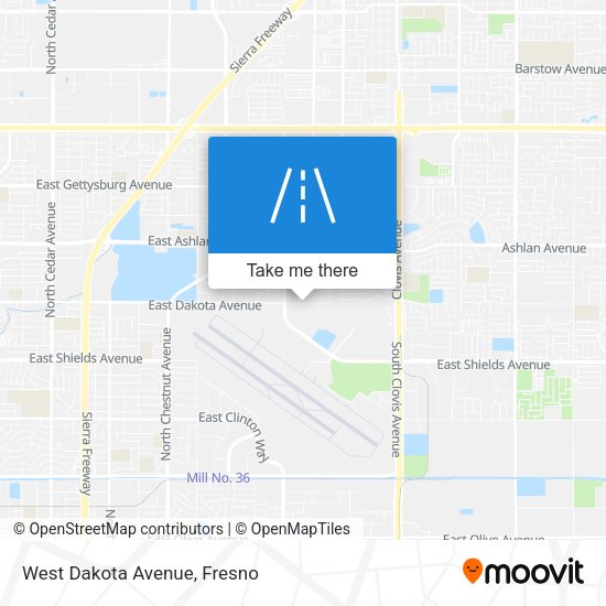 Mapa de West Dakota Avenue