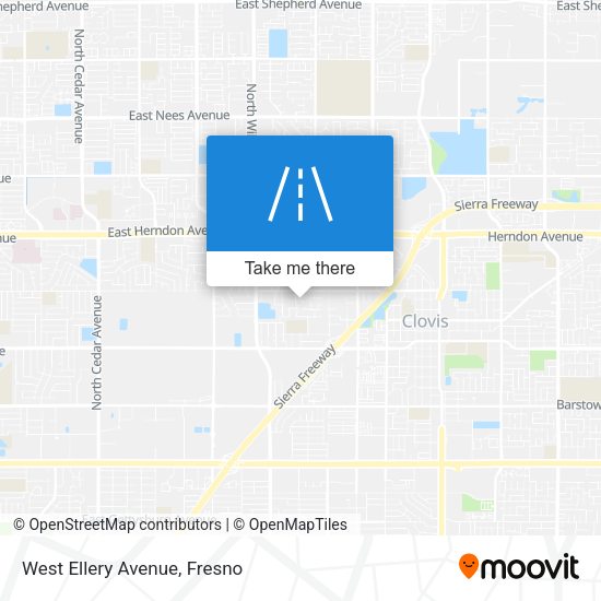 Mapa de West Ellery Avenue