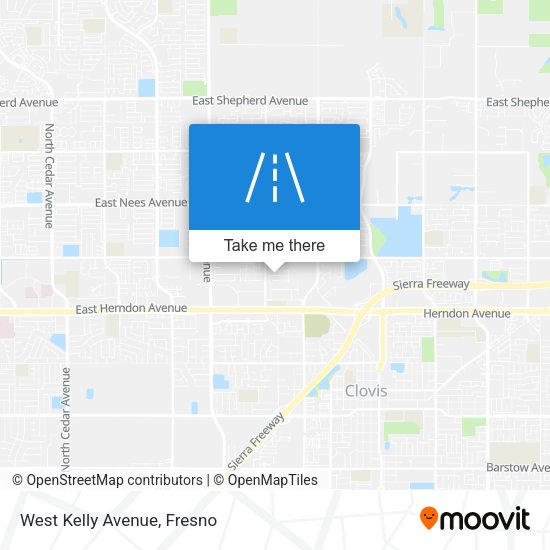 Mapa de West Kelly Avenue