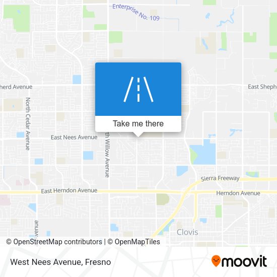Mapa de West Nees Avenue
