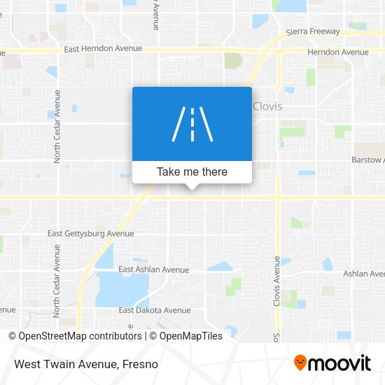 Mapa de West Twain Avenue