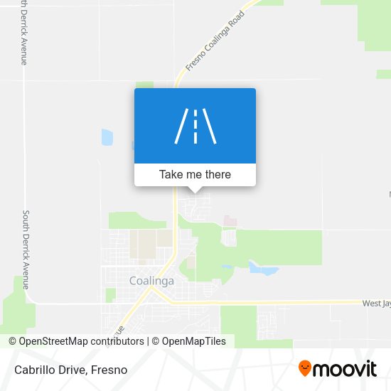 Mapa de Cabrillo Drive