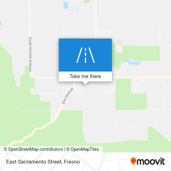 East Sacramento Street map