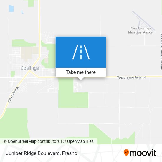 Juniper Ridge Boulevard map