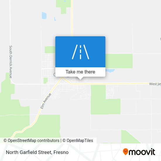 North Garfield Street map