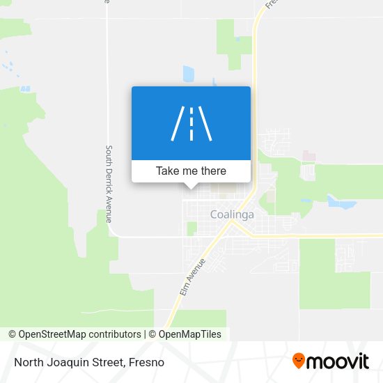 North Joaquin Street map