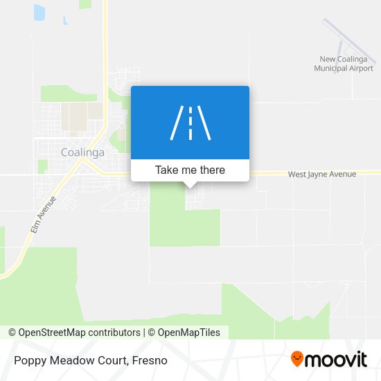 Mapa de Poppy Meadow Court