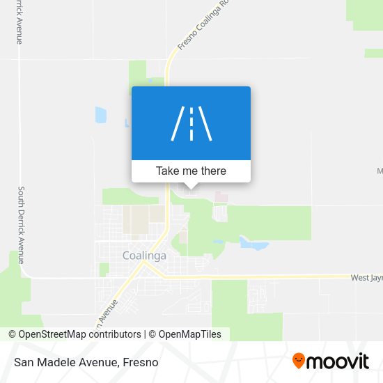 Mapa de San Madele Avenue