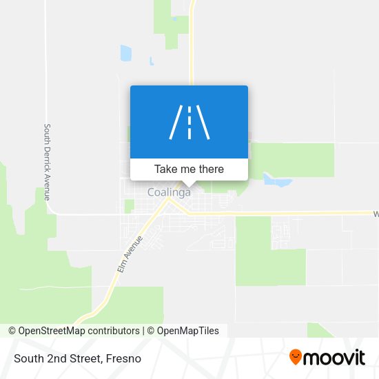 Mapa de South 2nd Street