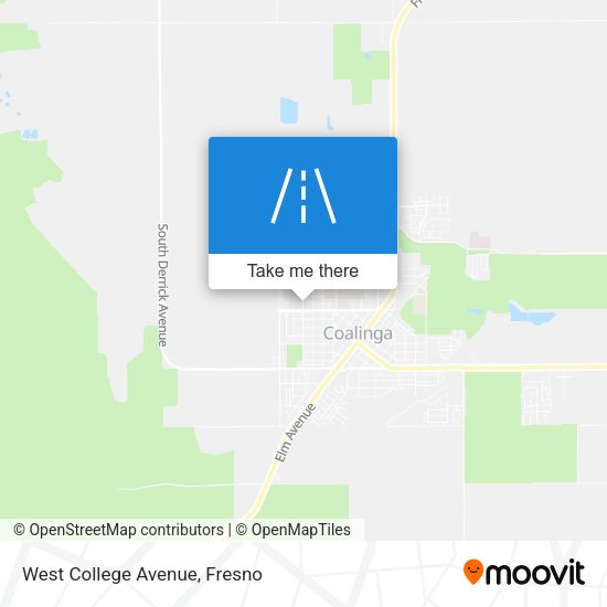 Mapa de West College Avenue