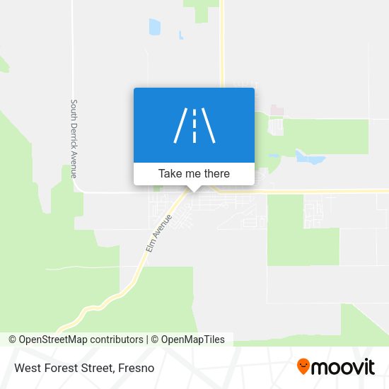 West Forest Street map