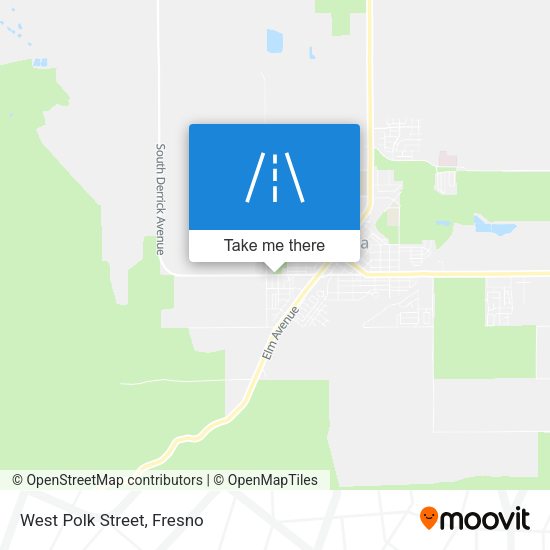 Mapa de West Polk Street