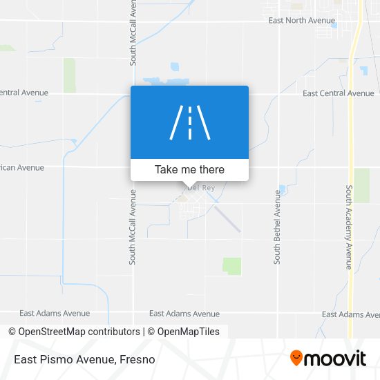 Mapa de East Pismo Avenue