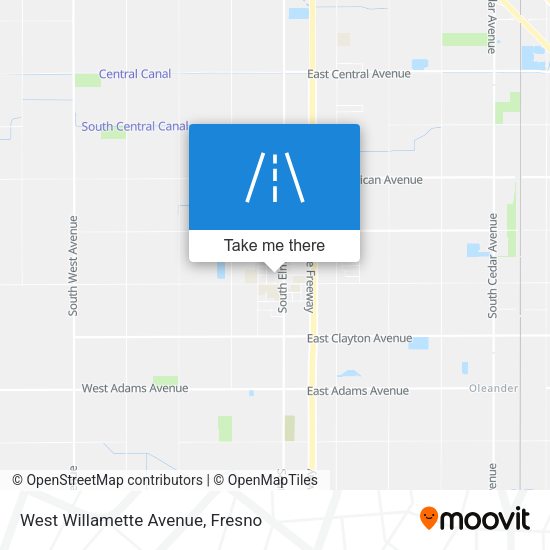 Mapa de West Willamette Avenue