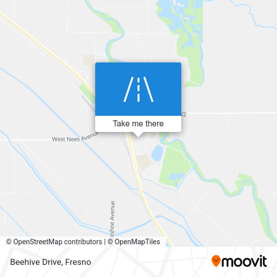 Beehive Drive map