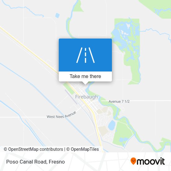 Mapa de Poso Canal Road