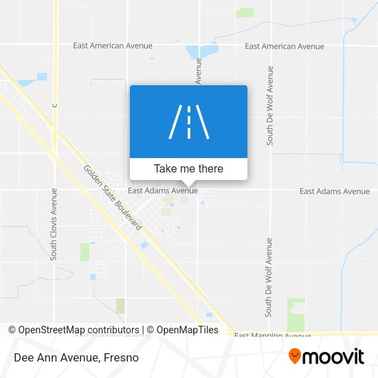 Mapa de Dee Ann Avenue