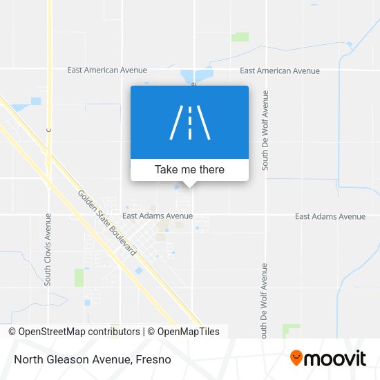 North Gleason Avenue map