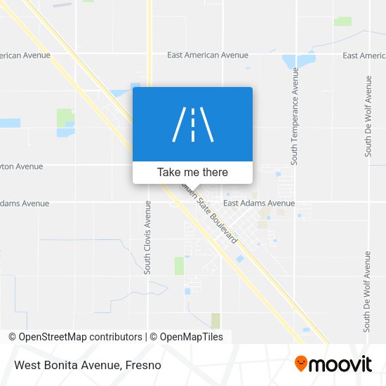 Mapa de West Bonita Avenue